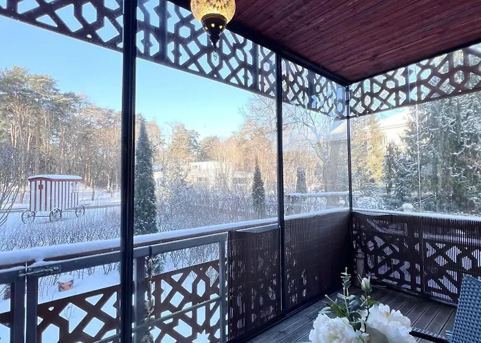 Elegant Terrace - Steps From The Sea Narva-Jõesuu